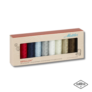 coffret mettler 10 bobines seralon- 10 x 100 m-maison parmentier