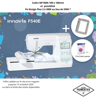 brother offre promo septembre F540 maison parmentier