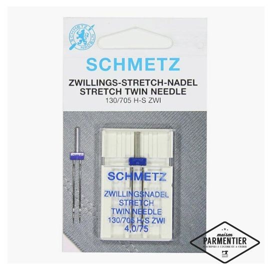 Aiguille double Stretch Schmetz 4.0-75