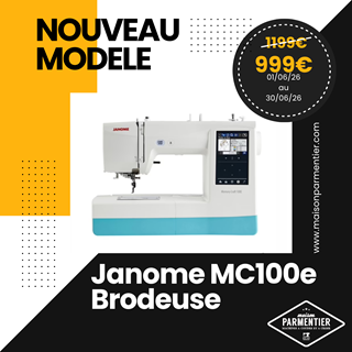 janome MC100e promotion juin maison parmentier