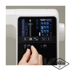 Juki-HZL NX7-écran -tactile  machine-coudre maison parmentier